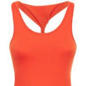 HARD TO FIND Sweaty Betty Spring Seamless  RacerbackTank Top in Resort Red NWT